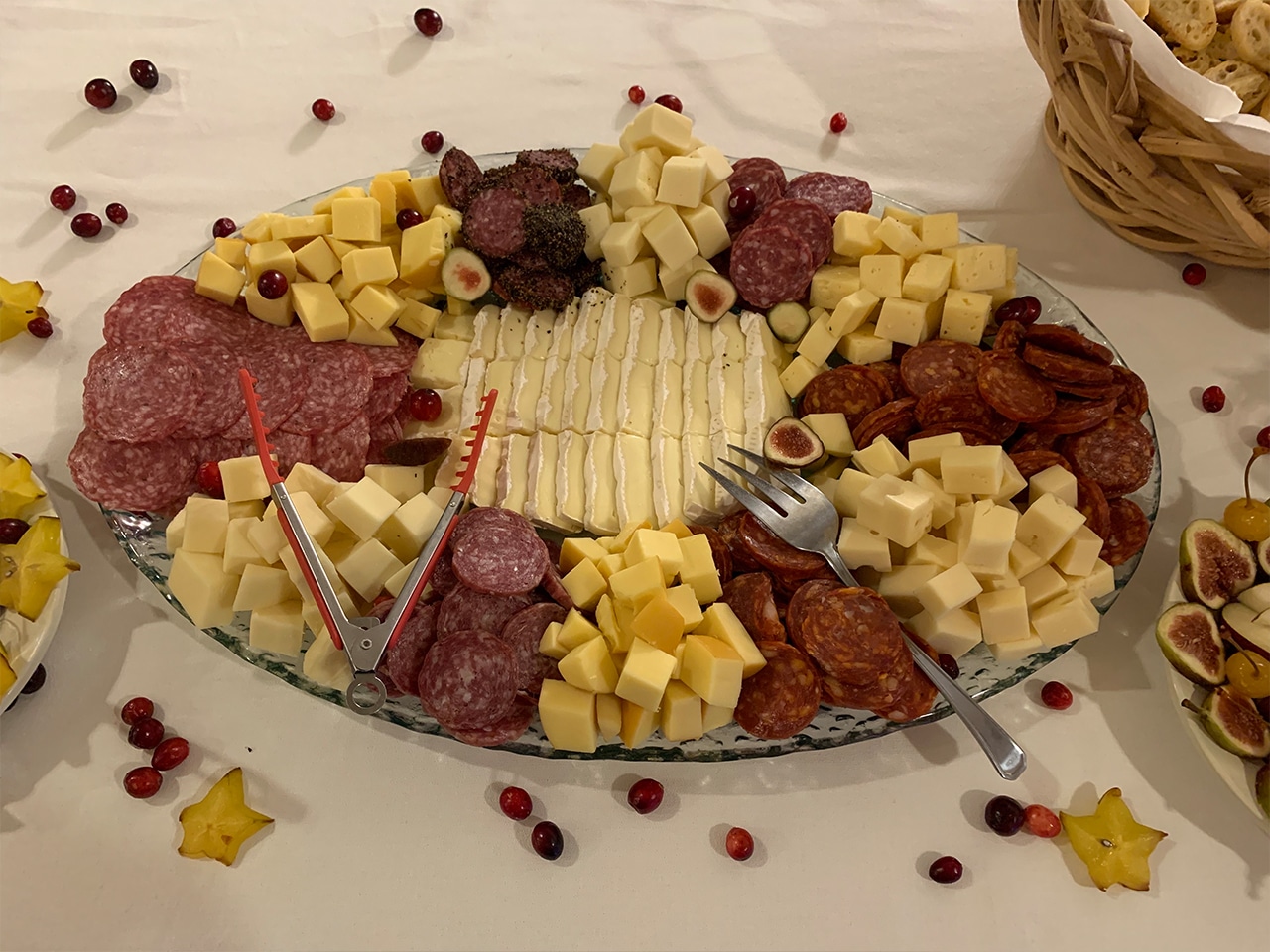 Papparazzi Pizza PCB cheese and meat party tray for catering
